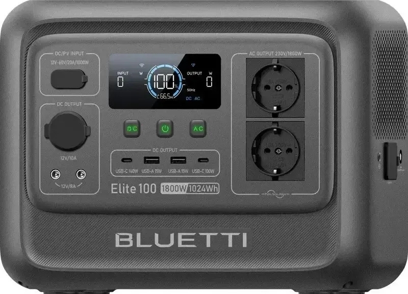 Зарядна портативна електростанція Bluetti Elite 100 V2фото