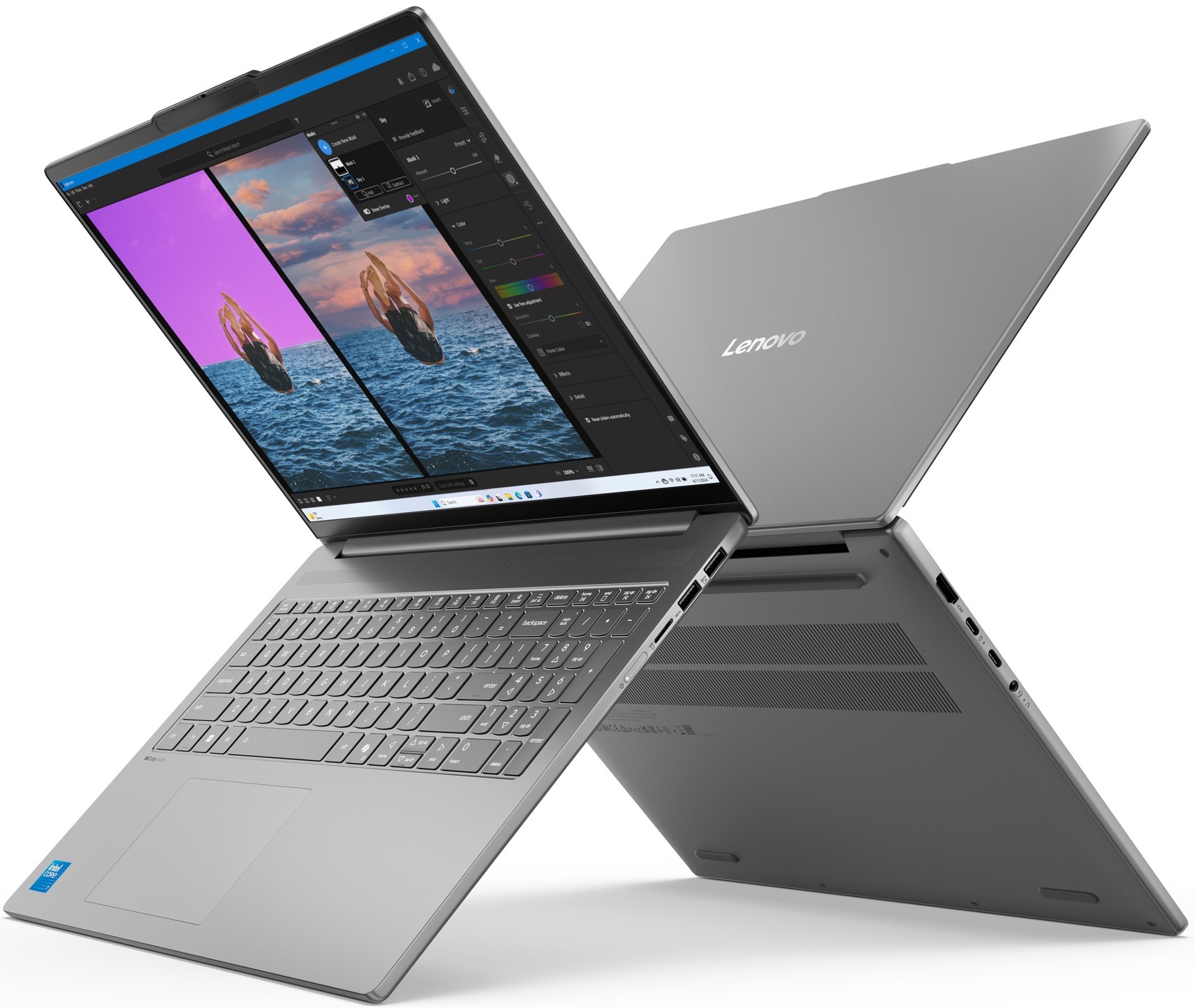 Ноутбук LENOVO IdeaPad Slim 5 16IMH10 Luna Grey (83V7005RRA) фото 7