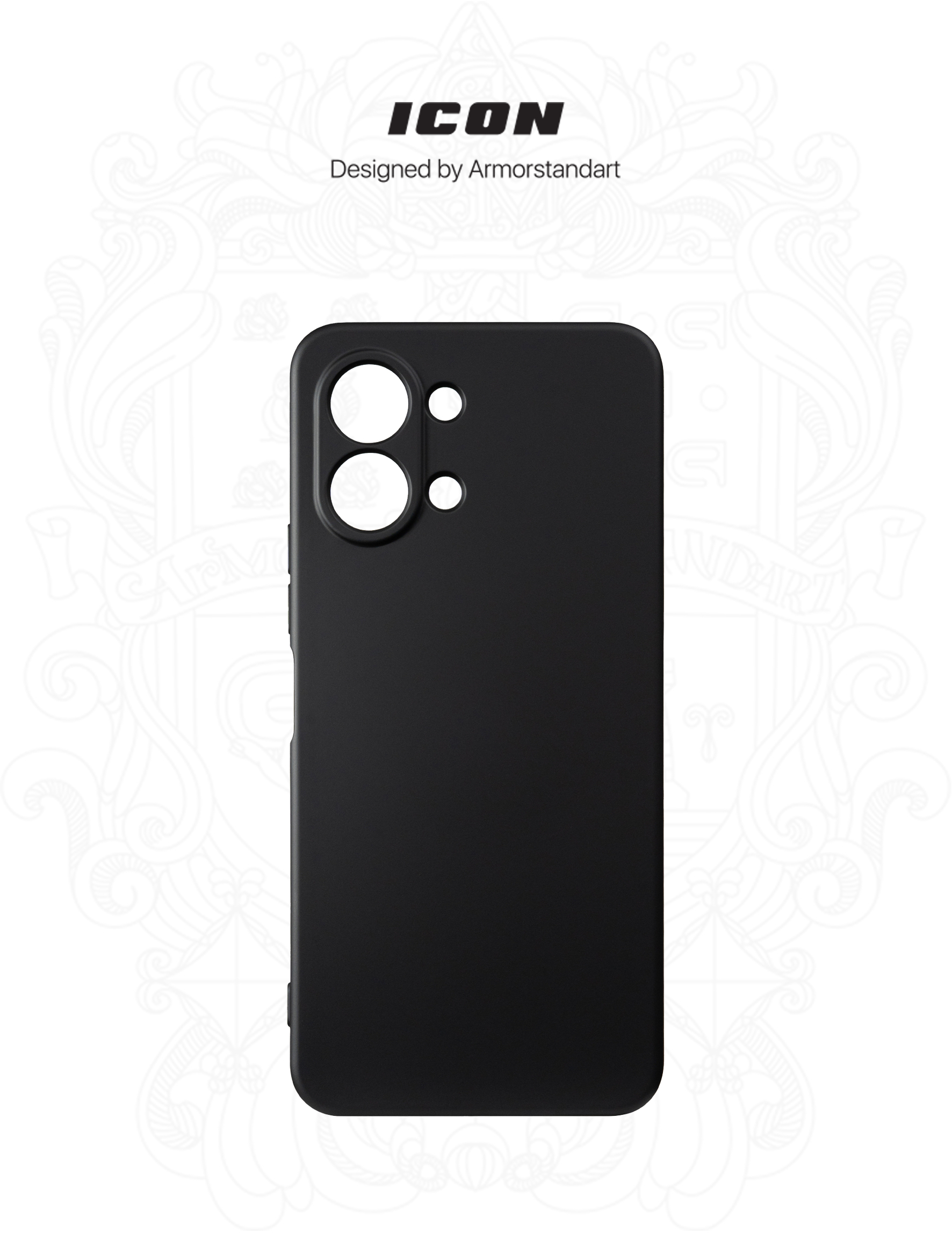Чехол ArmorStandart ICON для Tecno Spark Go 3 4G Camera cover Black (ARM91023) фото 2