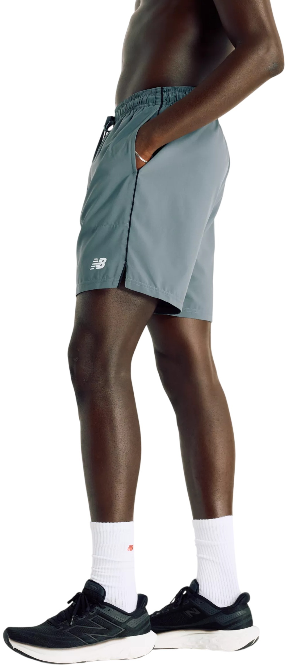 Шорты мужские New Balance Sport Short 7" MS51902GT M серые фото 3
