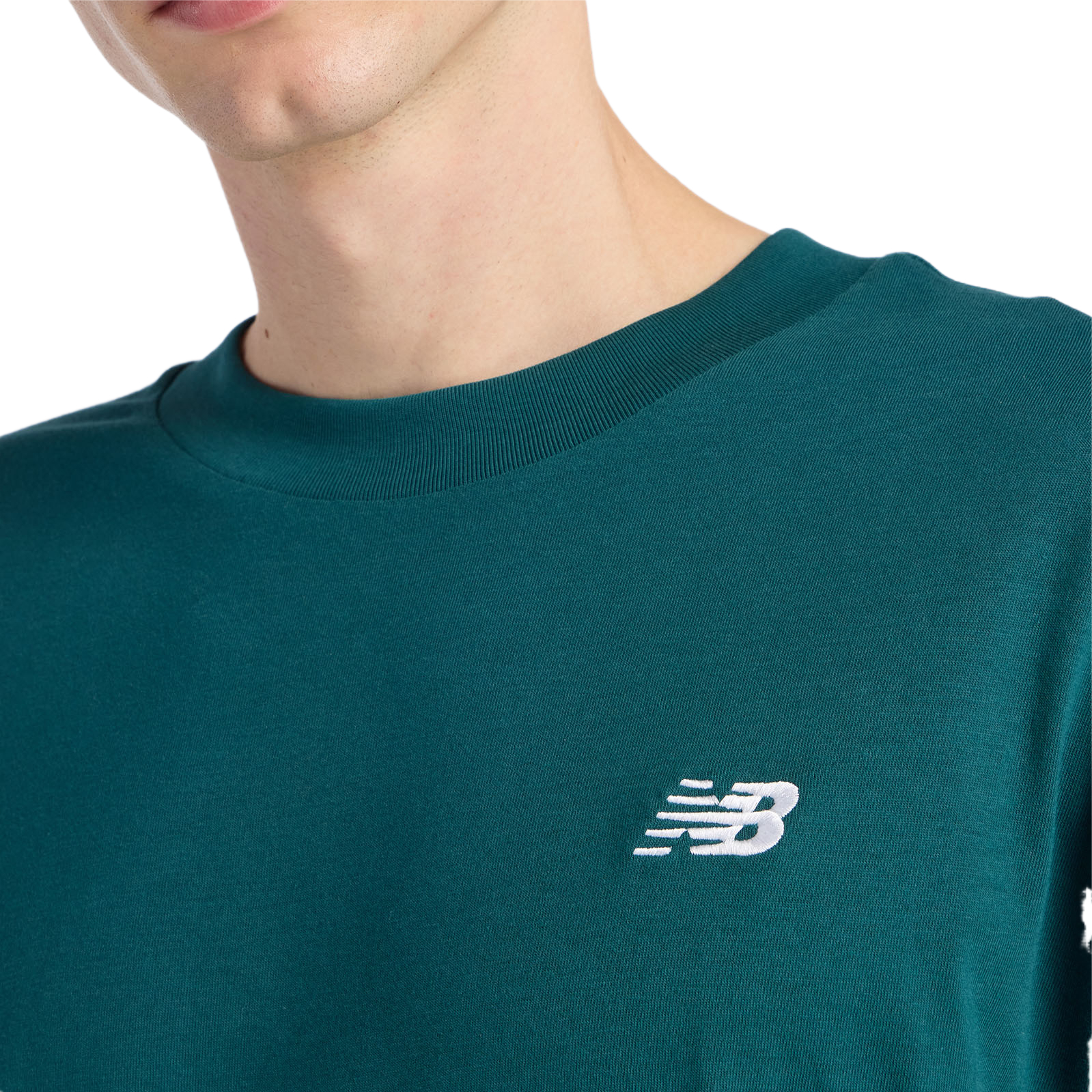 Футболка чоловіча New Balance Sport Essentials MT41509AAV L темно-зеленафото