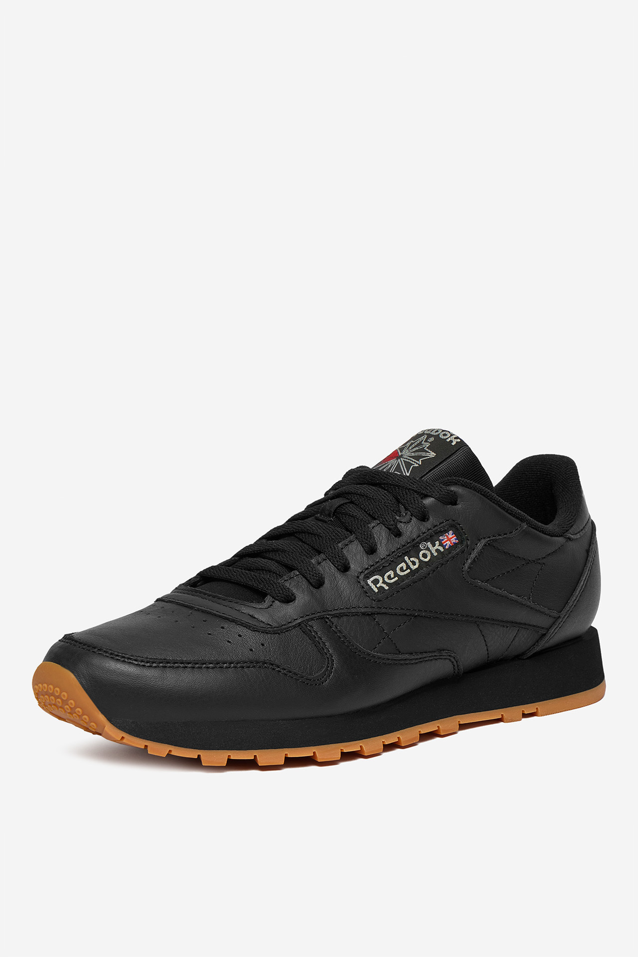 Кроссовки мужские Reebok LEATHER 100008493 42,5 черные фото2