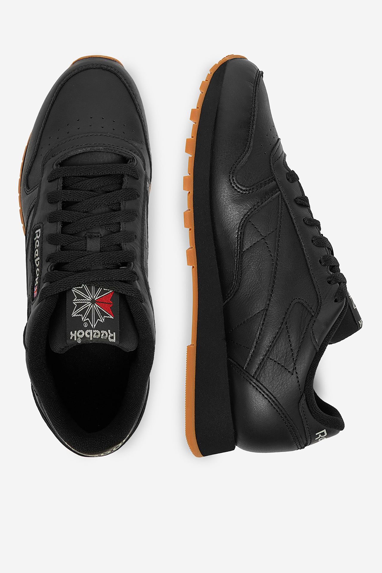 Кроссовки мужские Reebok LEATHER 100008493 42,5 черные фото4
