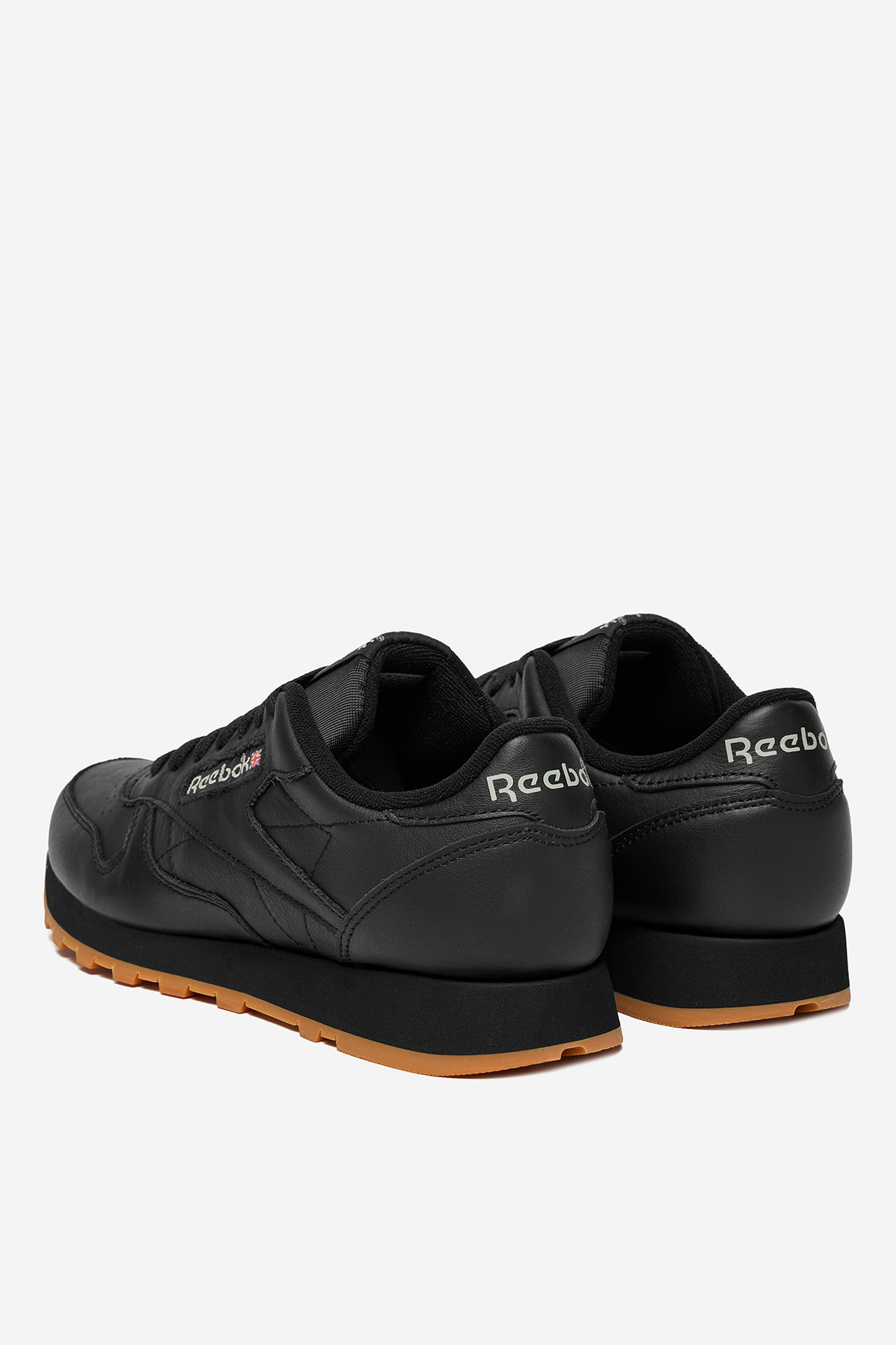 Кроссовки мужские Reebok LEATHER 100008493 42,5 черные фото5