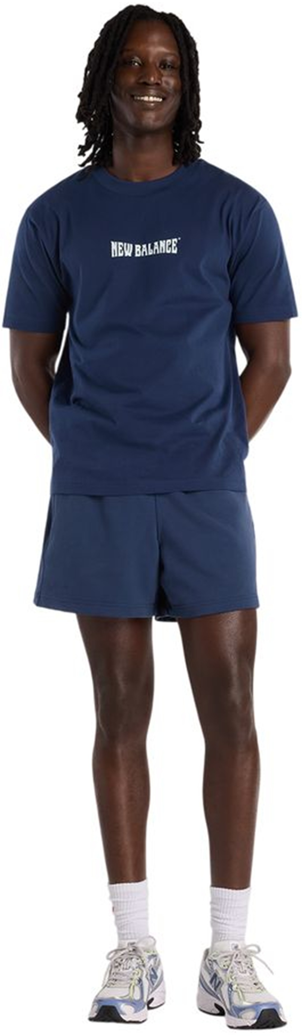 Футболка чоловіча New Balance Wavey T-Shirt MT61B2STNNY S синяфото