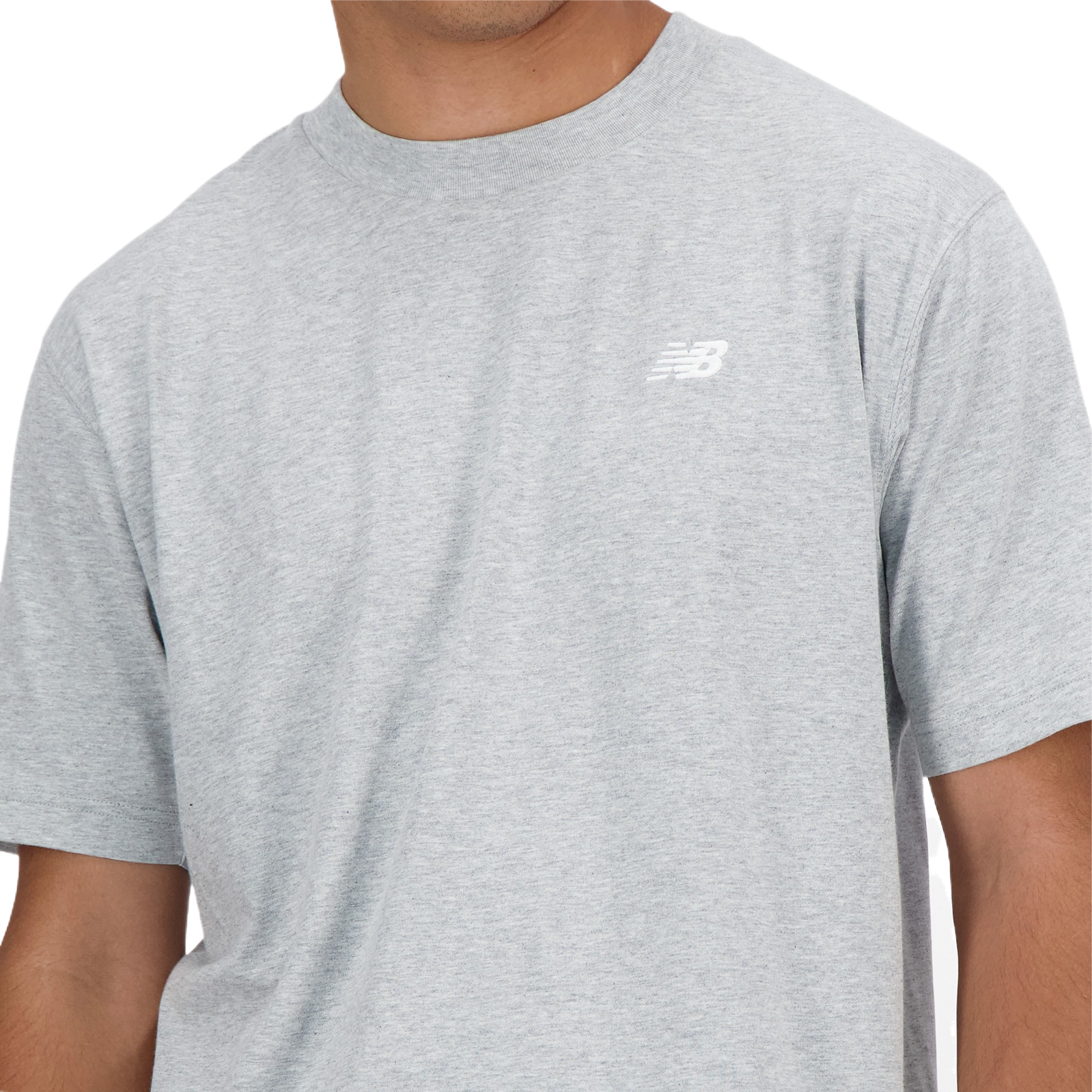 Футболка чоловіча New Balance Small Logo MT41509AG XL сірафото4