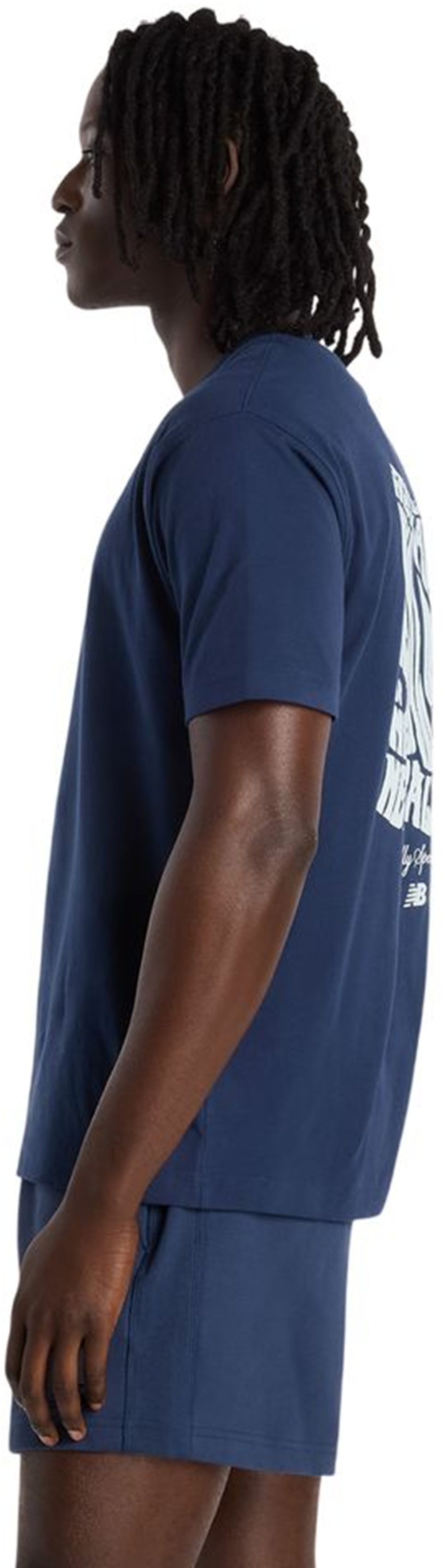 Футболка чоловіча New Balance Wavey T-Shirt MT61B2STNNY XXL синяфото