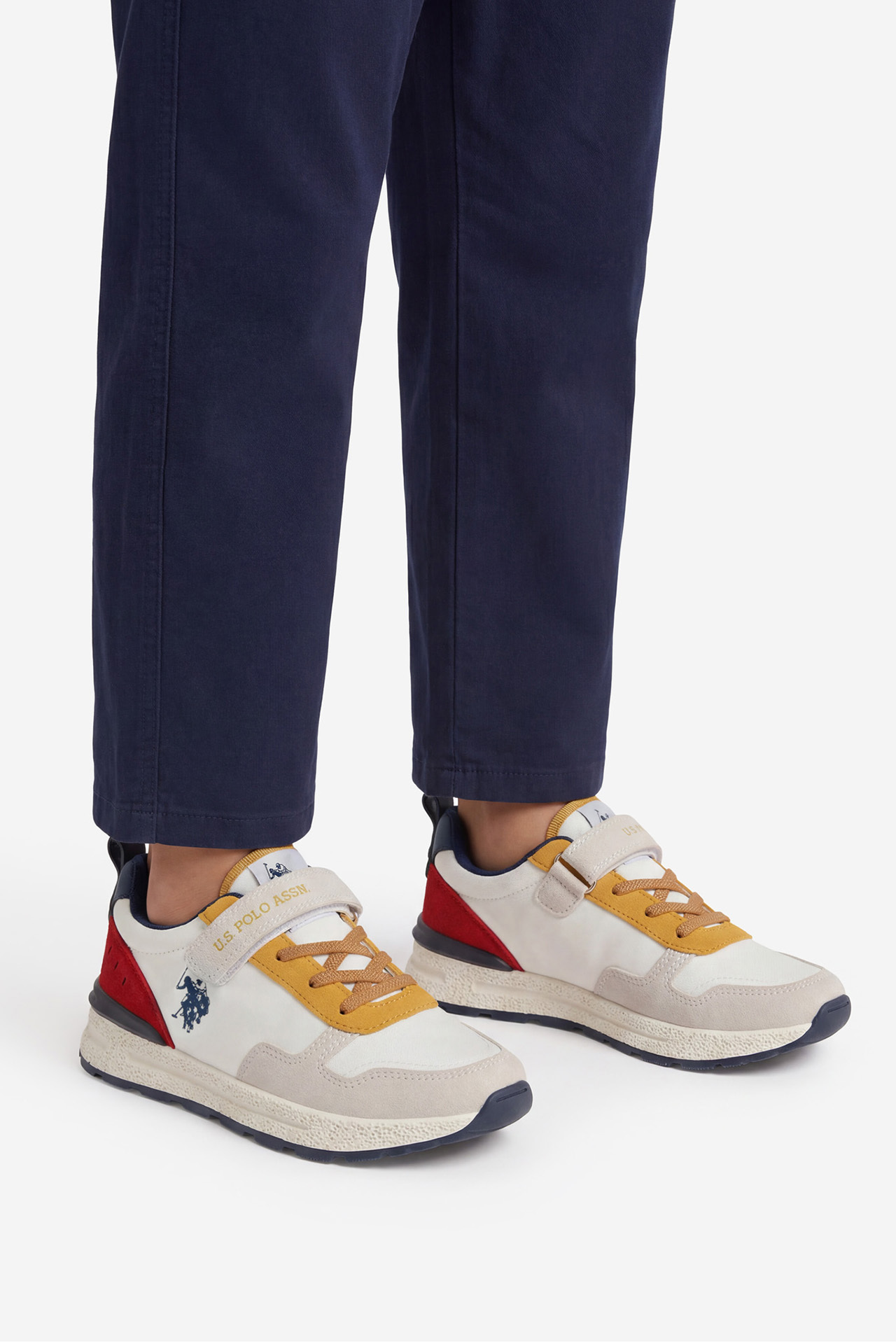 Кроссовки для мальчиков U.S. Polo Assn. ALEX002K/6TY1 34 белые фото2