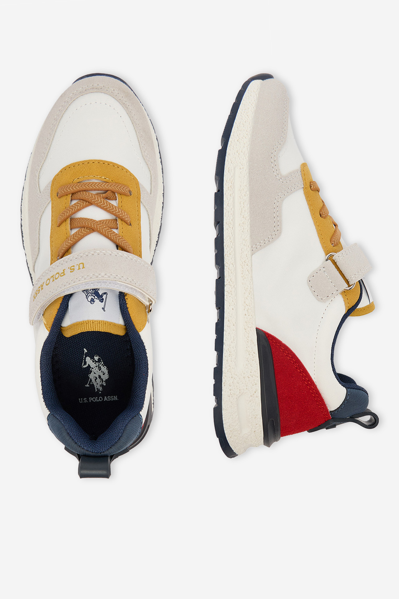 Кроссовки для мальчиков U.S. Polo Assn. ALEX002K/6TY1 34 белые фото5