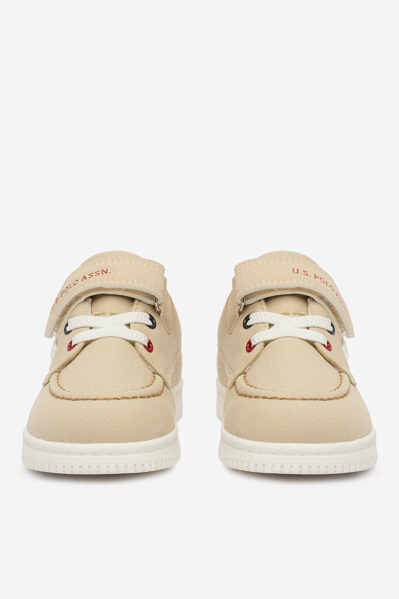 Кеды для мальчиков U.S. Polo Assn. MICHAL001K/6CY1 24 бежевые фото3
