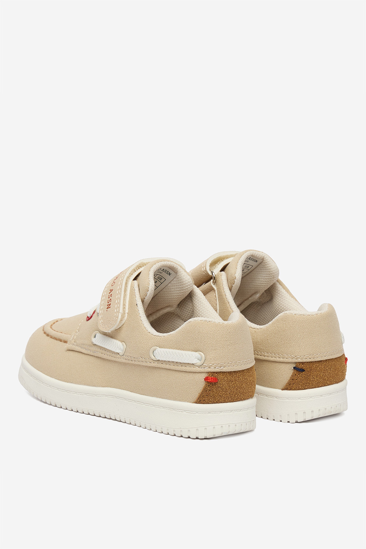Кеды для мальчиков U.S. Polo Assn. MICHAL001K/6CY1 24 бежевые фото5