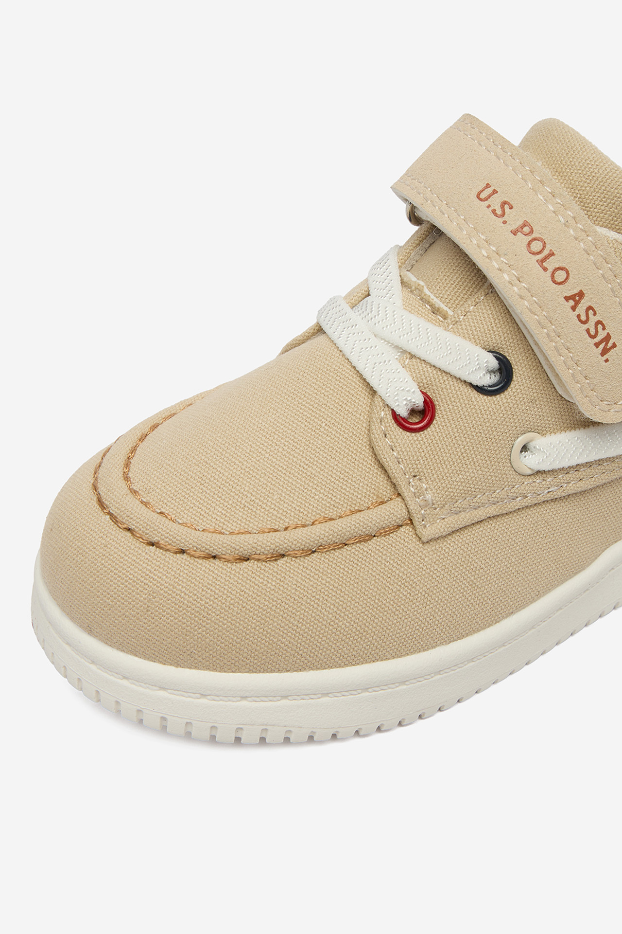 Кеды для мальчиков U.S. Polo Assn. MICHAL001K/6CY1 28 бежевые фото7