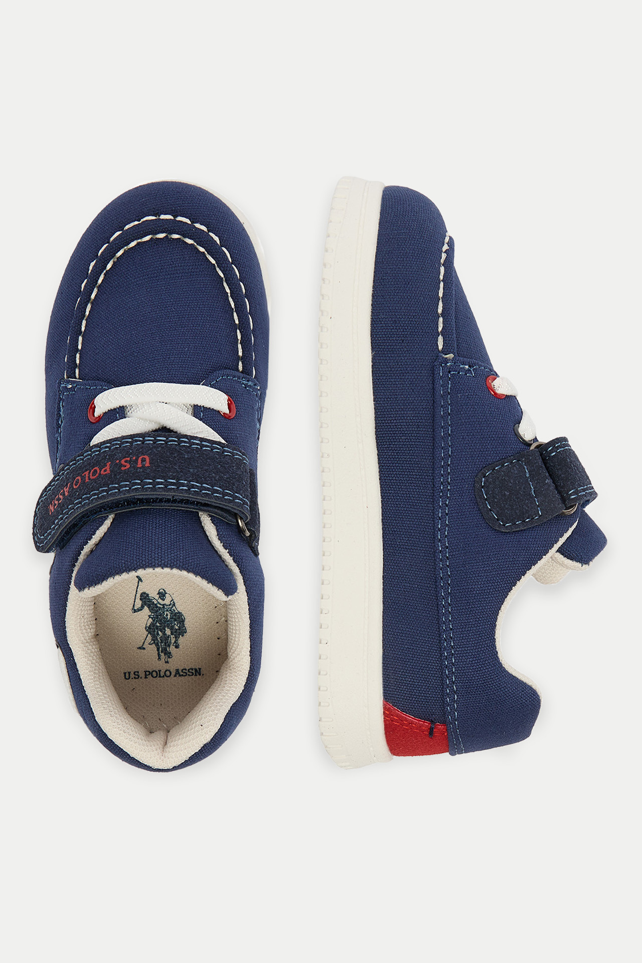 Кеды для мальчиков U.S. Polo Assn. MICHAL001K/6CY1 28 синие фото4