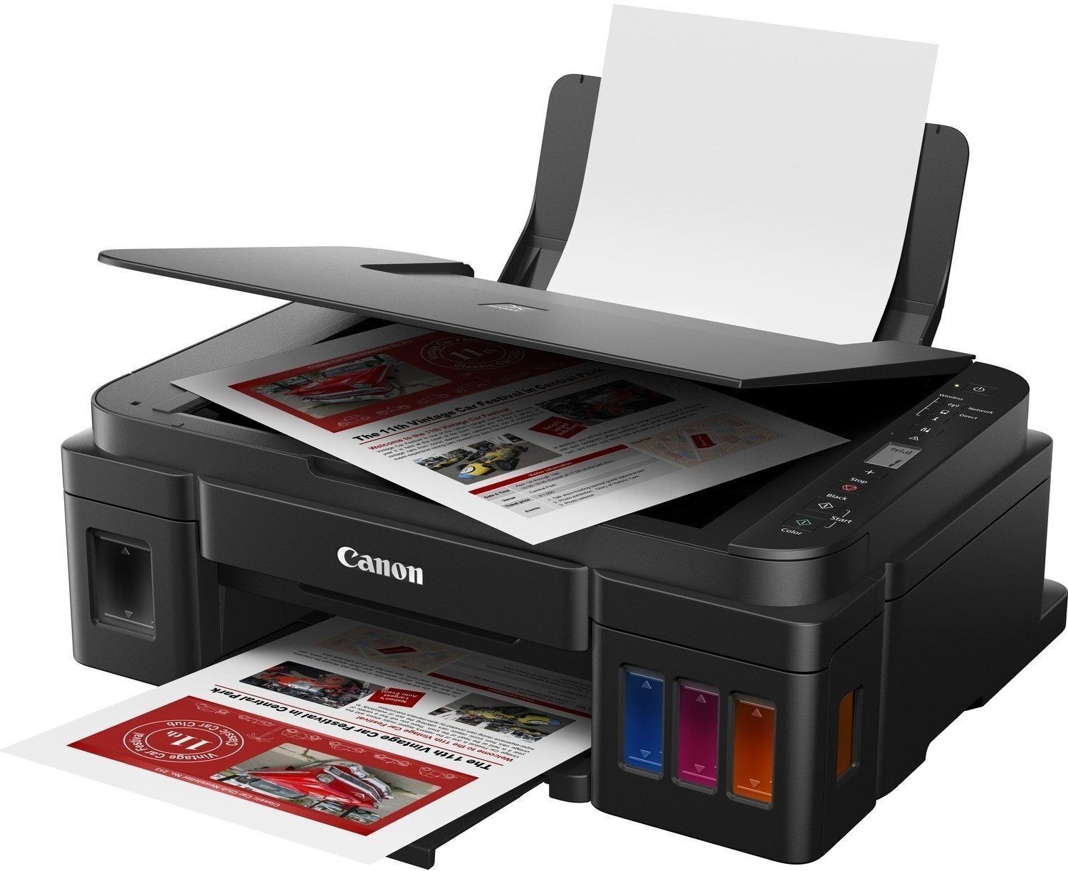 Комплект МФУ струйное Canon PIXMA G3410 c Wi-Fi + Микроволновая печь Panasonic NN-ST34NWZUE фото 