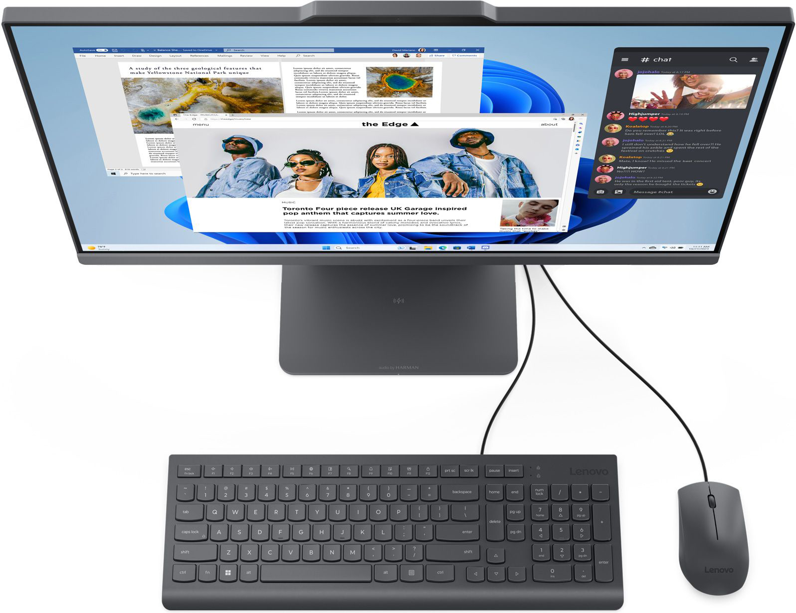 Моноблок 23.8" LENOVO IdeaCentre AIO 24ARR9 (F0HR00BRUO) фото 
