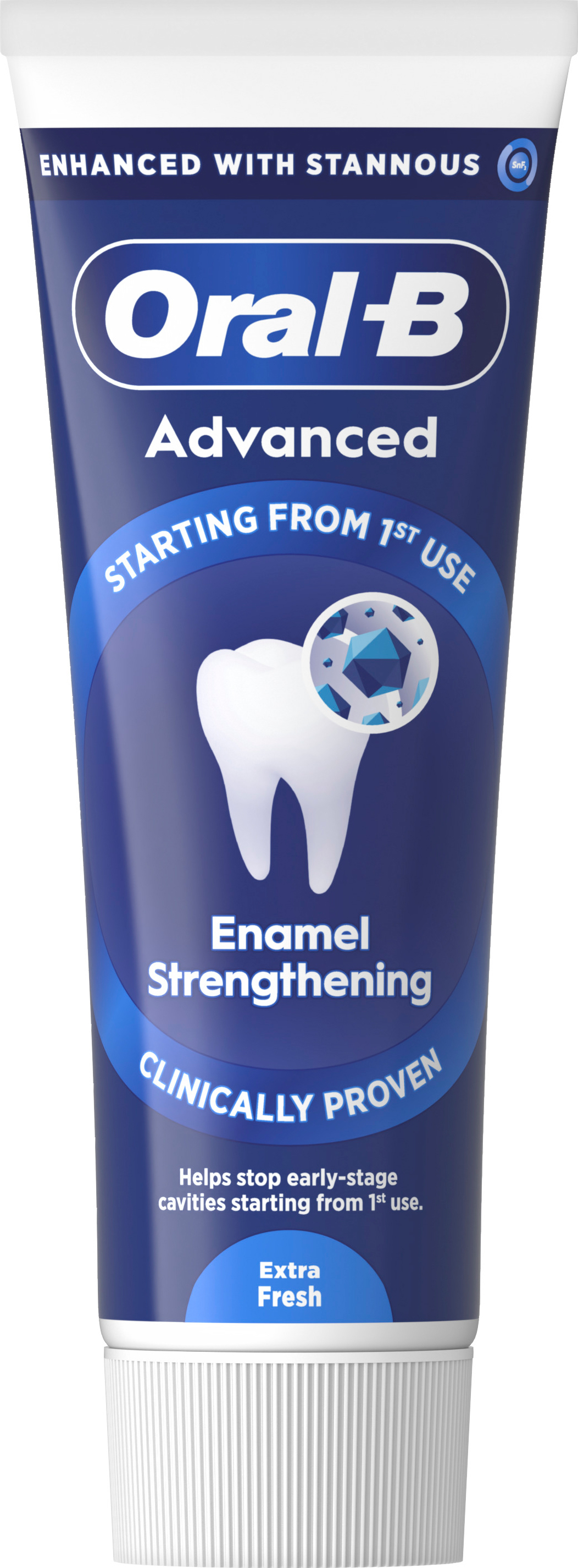 Зубна паста Oral-B Advanced Зміцнення емалі Екстра свіжість 75 млфото2