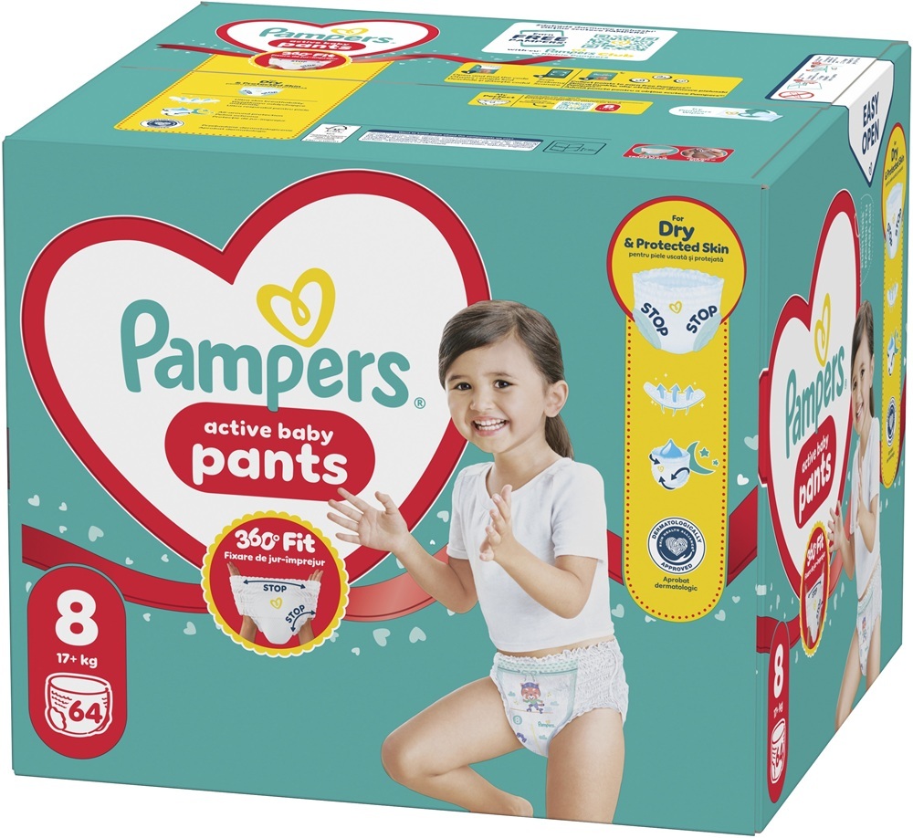 Трусики Pampers Pants Гігант Плюс XXL (19+ кг) Мега Супер 64 штфото