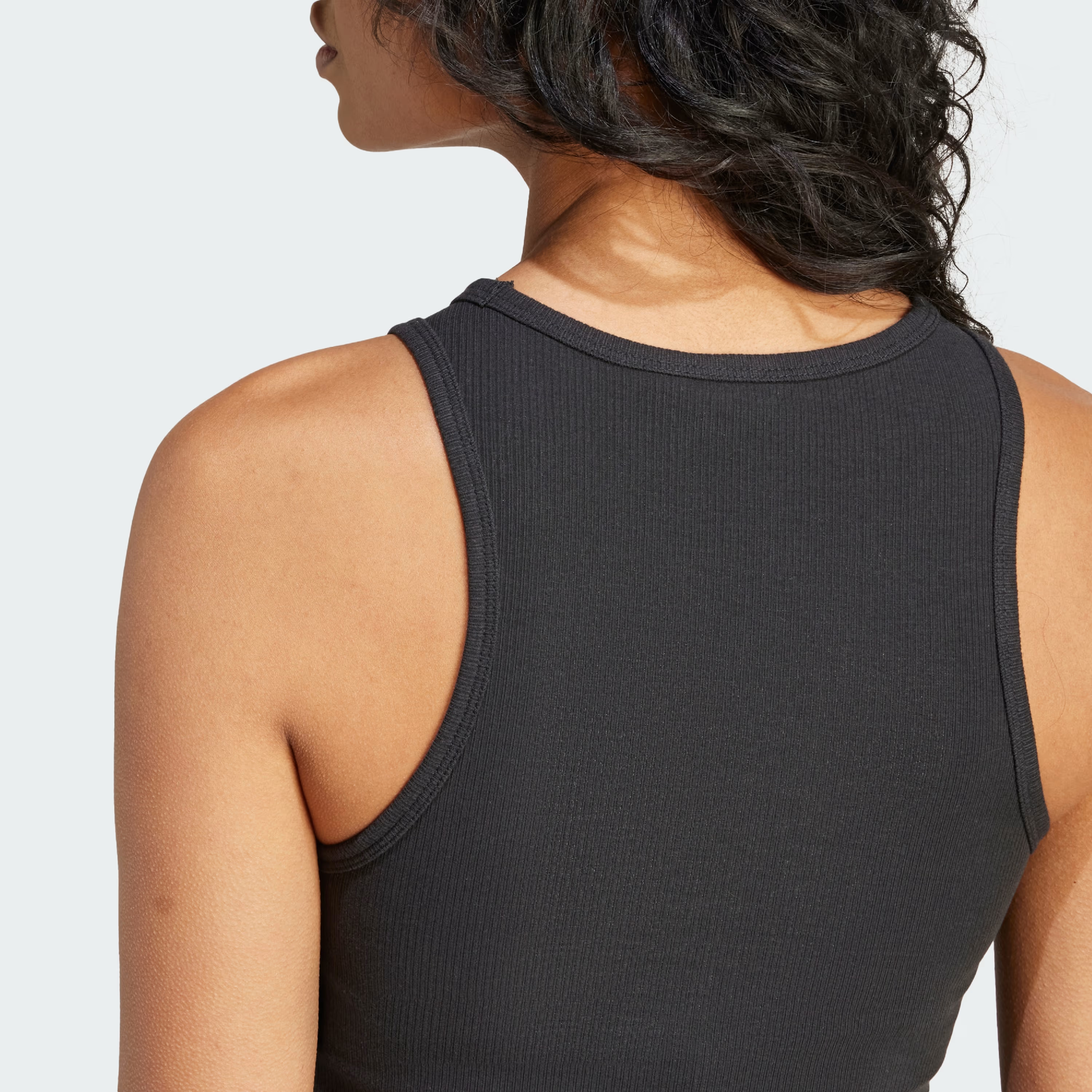 Майка жіноча Adidas ESS Rib Tank IW5736 S чорнафото