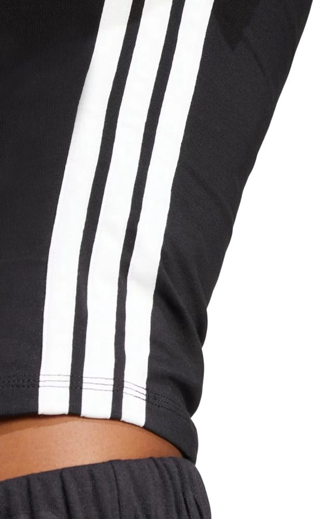 Футболка хлопковая женская Adidas W 3S SJ BABY T JC8325 S черная фото 