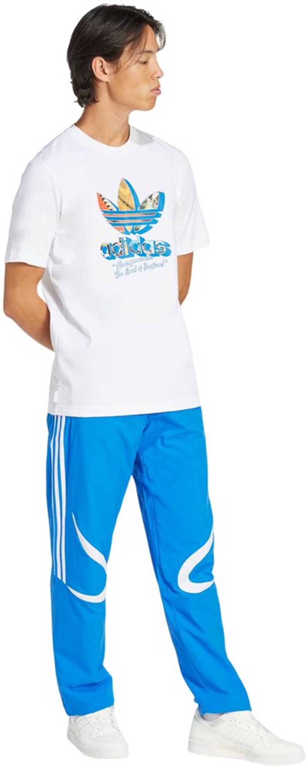 Футболка бавовняна чоловіча Adidas Q12 TS GREETING JD0708 M білафото4
