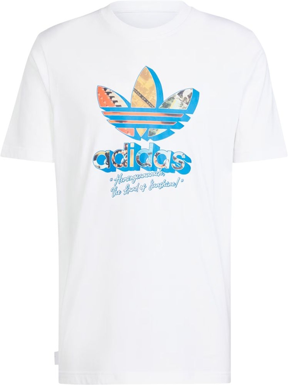 Футболка бавовняна чоловіча Adidas Q12 TS GREETING JD0708 M білафото6