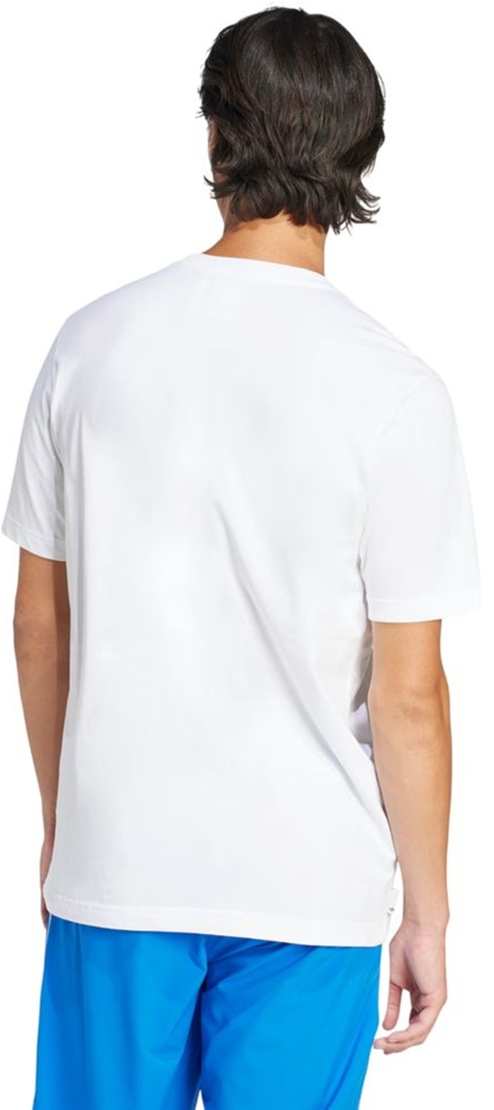 Футболка бавовняна чоловіча Adidas Q12 TS GREETING JD0708 M білафото2