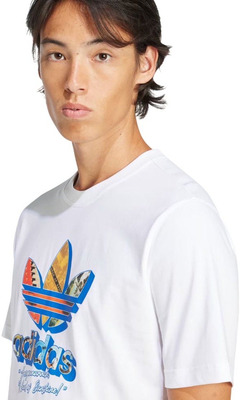 Футболка бавовняна чоловіча Adidas Q12 TS GREETING JD0708 M білафото3