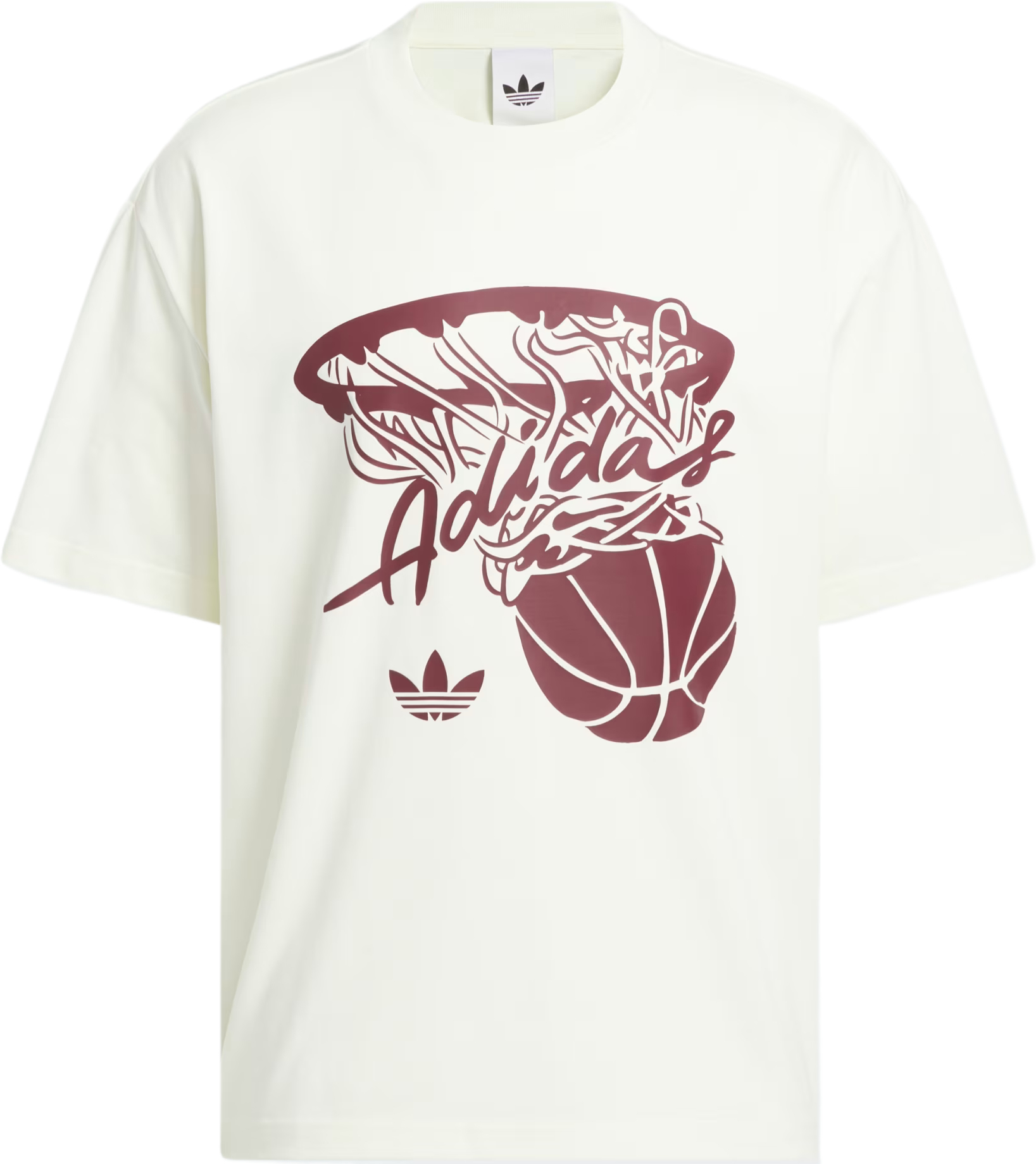 Футболка бавовняна унисекс Adidas HOT SHOT TEE JY3651 XL молочнафото8