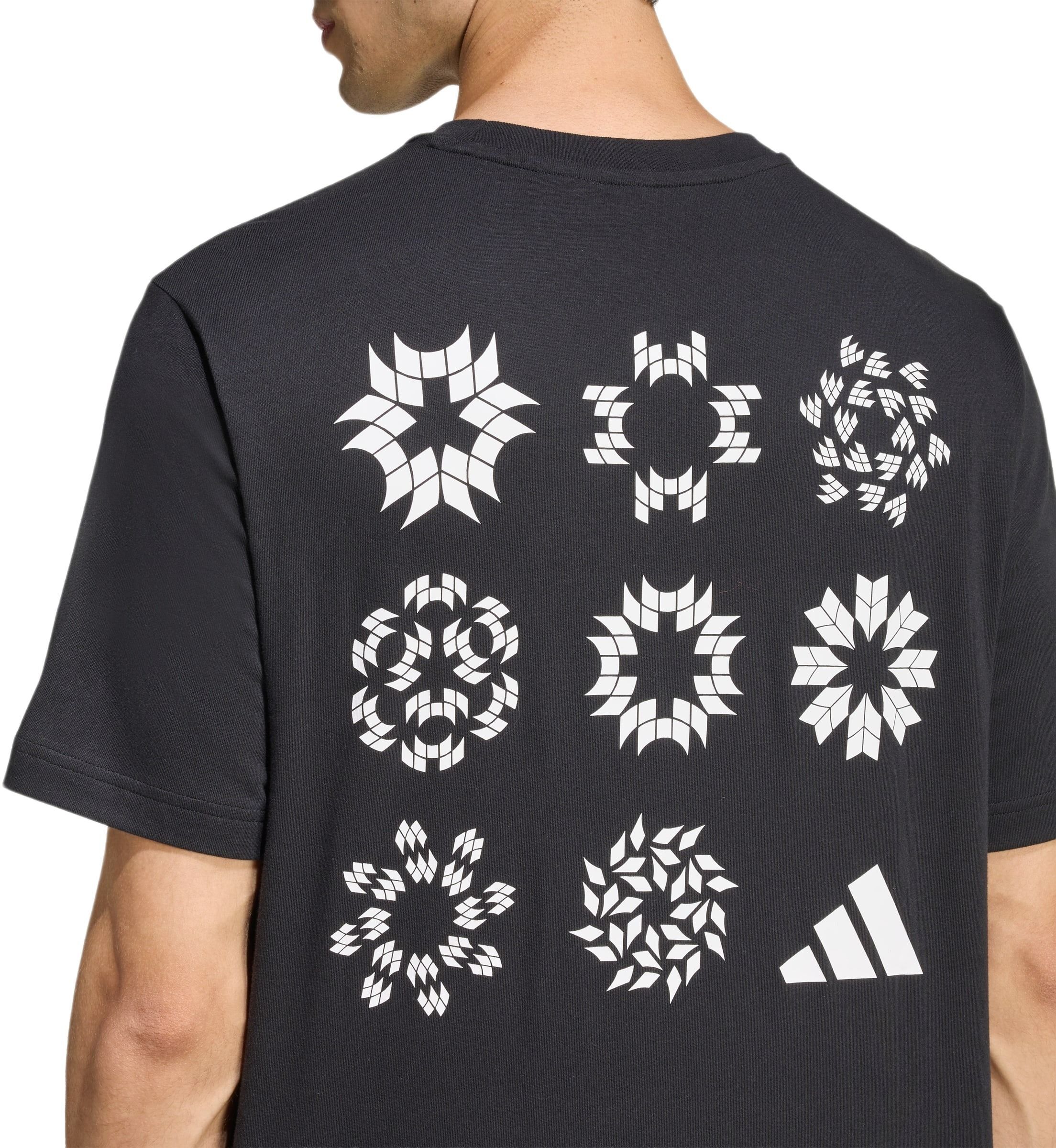 Футболка бавовняна чоловіча Adidas M HOT CG T KB4933 2XL чорнафото4