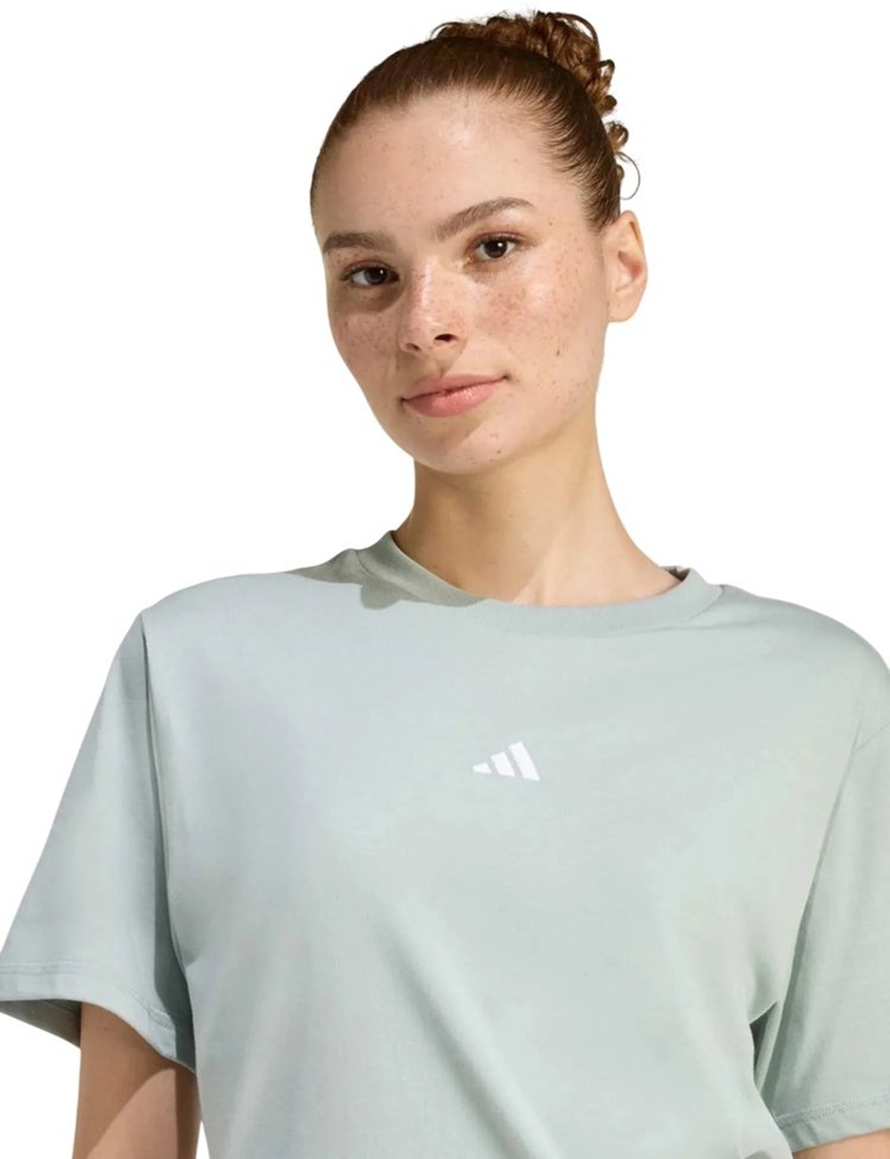 Футболка бавовняна жіноча Adidas W SL SJ T KC5248 L м'ятнафото3
