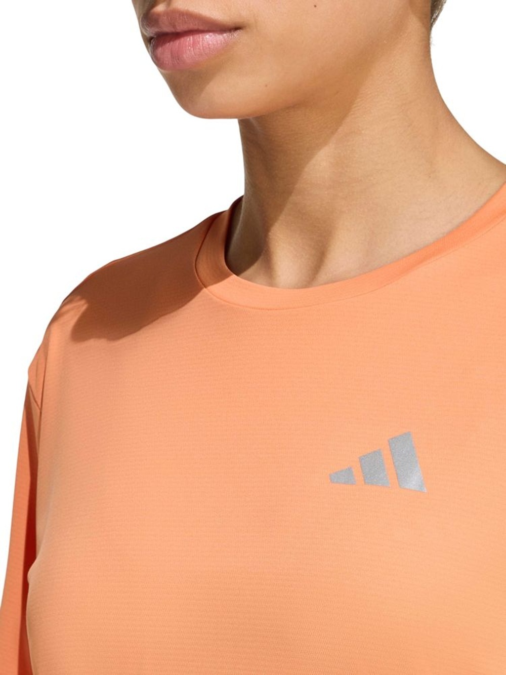 Футболка жіноча Adidas Run Ess Tee W KD0626 XS помаранчевафото3
