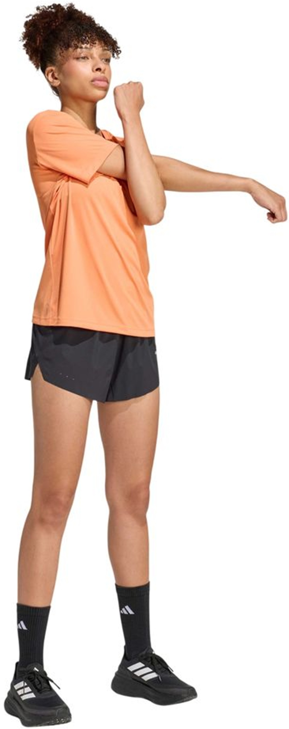 Футболка жіноча Adidas Run Ess Tee W KD0626 M помаранчевафото5