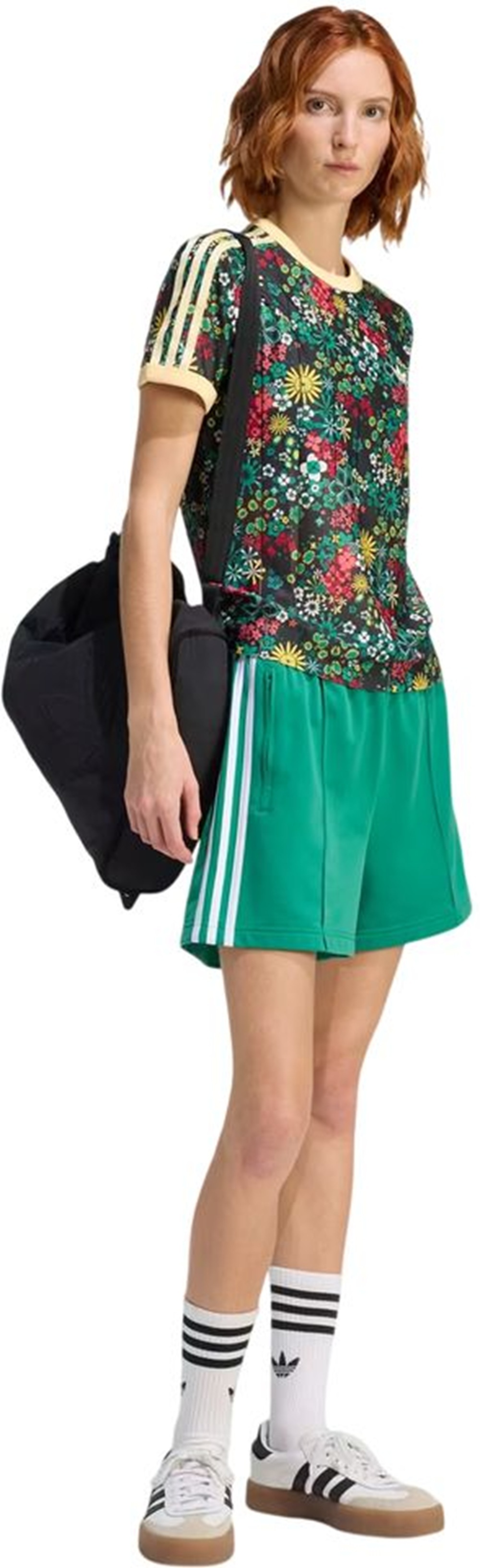 Футболка жіноча Adidas Originals x Liberty London 3 Stripes Tee KD5560 S чорнафото5