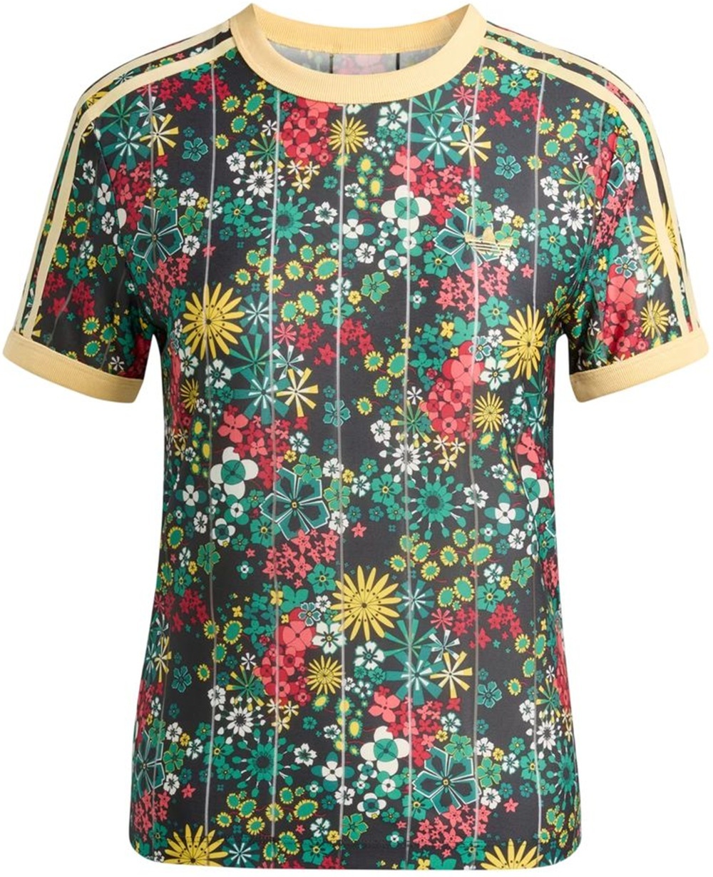 Футболка жіноча Adidas Originals x Liberty London 3 Stripes Tee KD5560 S чорнафото6