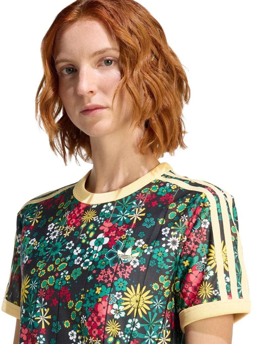 Футболка жіноча Adidas Originals x Liberty London 3 Stripes Tee KD5560 L чорнафото3