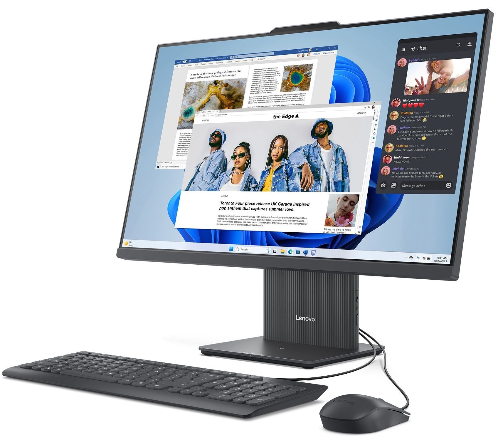 Моноблок 27" LENOVO IdeaCentre AIO 27IRH9 Luna Greyфото
