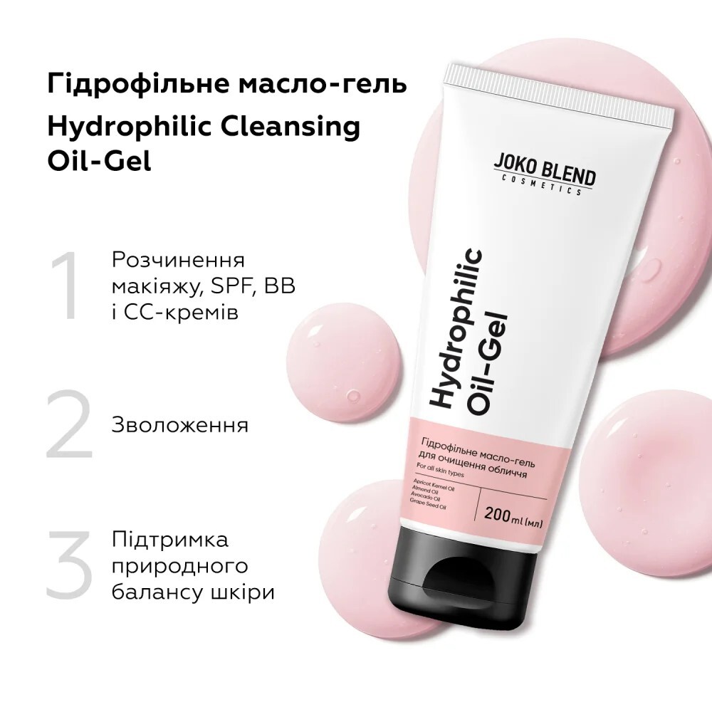 Гідрофільне масло-гель Joko Blend Hydrophilic Cleansing Oil-Gel 200 млфото4