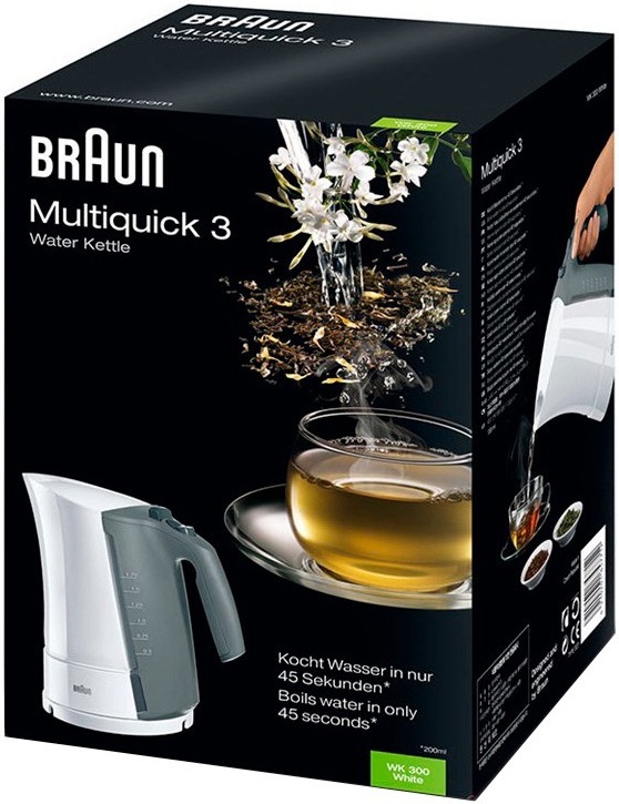 Електрочайник Braun WK300 White (WK300 White)фото