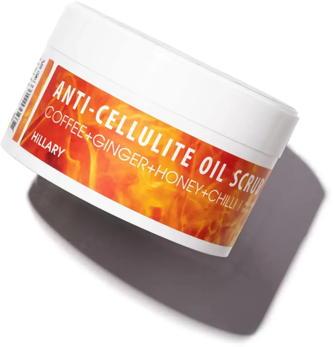 Антицеллюлитный скраб для тела Hillary Anticellulite Oil Scrub разогревающий 200 г фото 