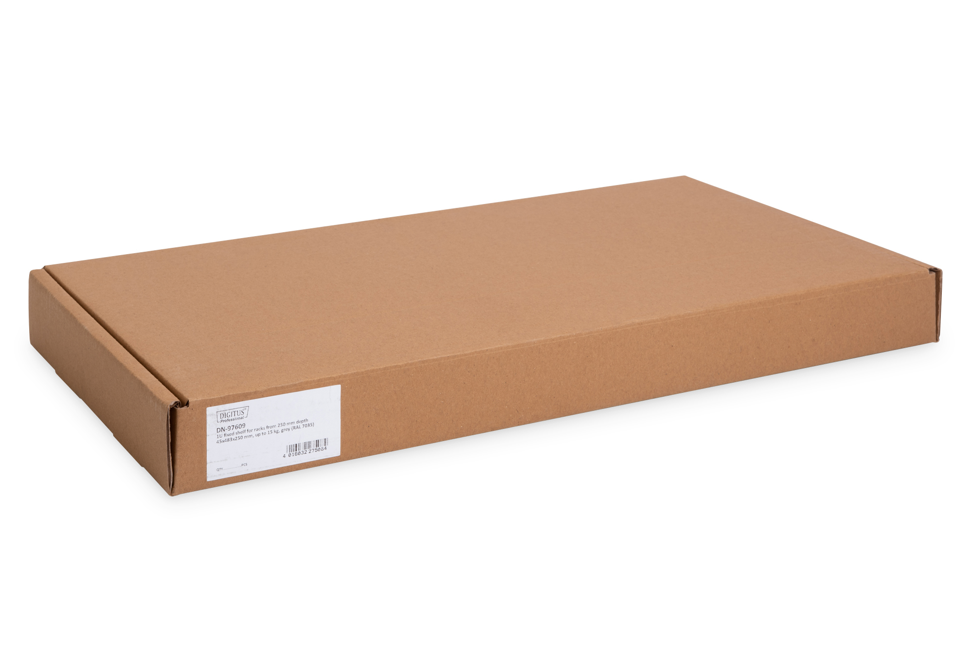 Полиця DIGITUS 19", 1U, консольна, 250мм, сірафото6