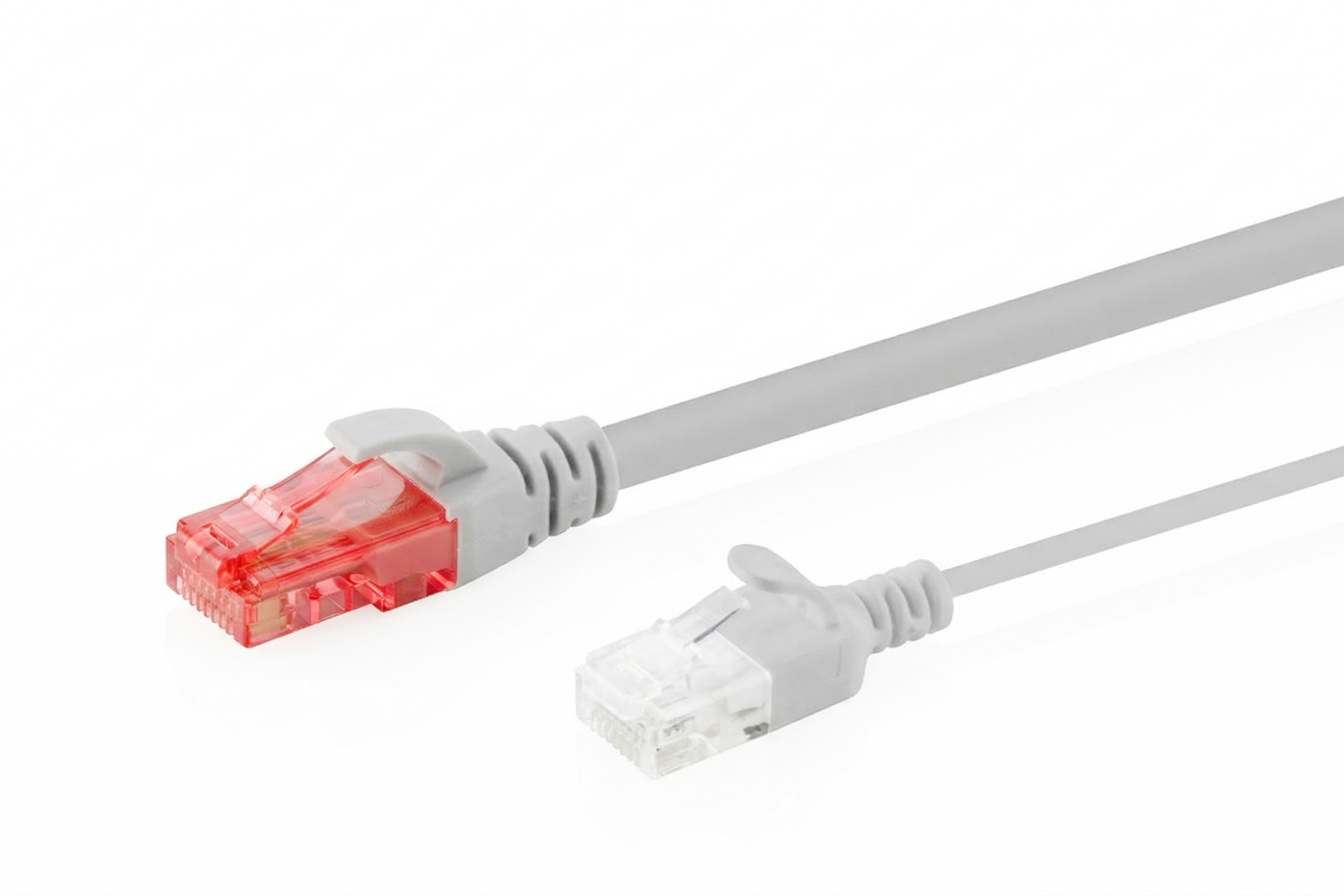 Патч-корд DIGITUS CAT 6 U-UTP Sliim, 3 м, AWG 32/7, Cu, LSZH, серый (DK-1618-030S) фото 