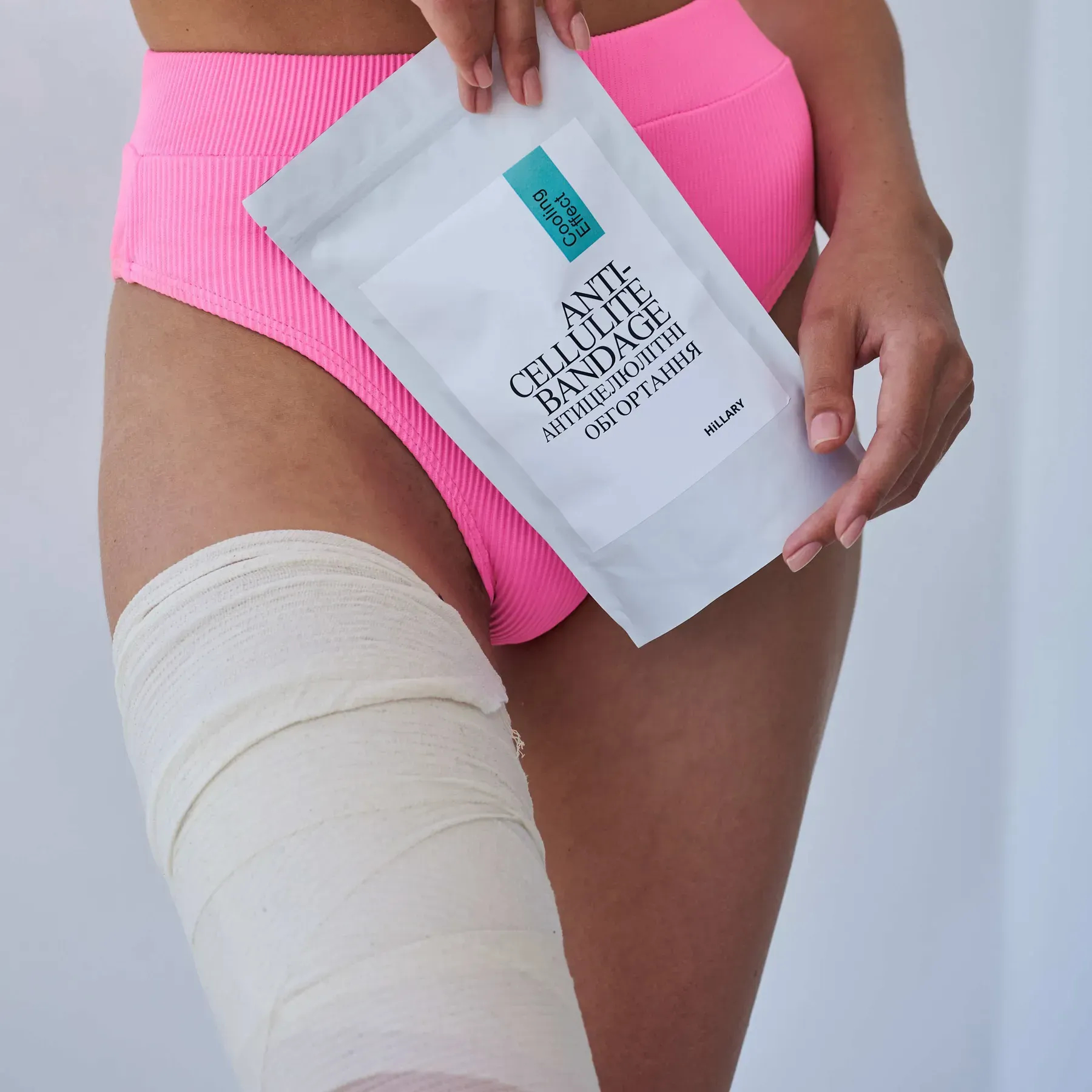 Обертывания антицеллюлитные для тела Hillary Anti-cellulite Bandage Cooling Effect с охлаждающим эффектом фото 