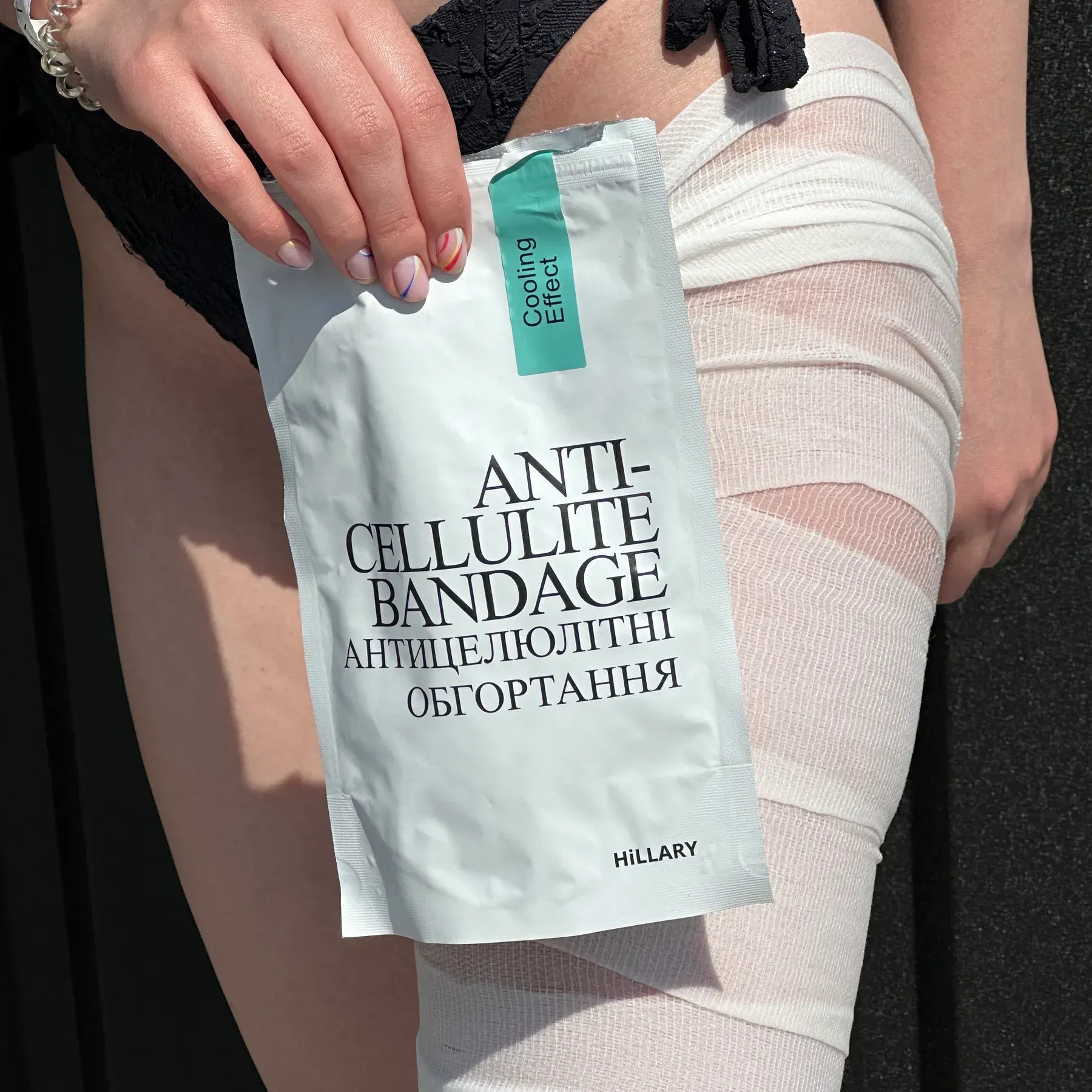 Обертывания антицеллюлитные для тела Hillary Anti-cellulite Bandage Cooling Effect с охлаждающим эффектом фото 