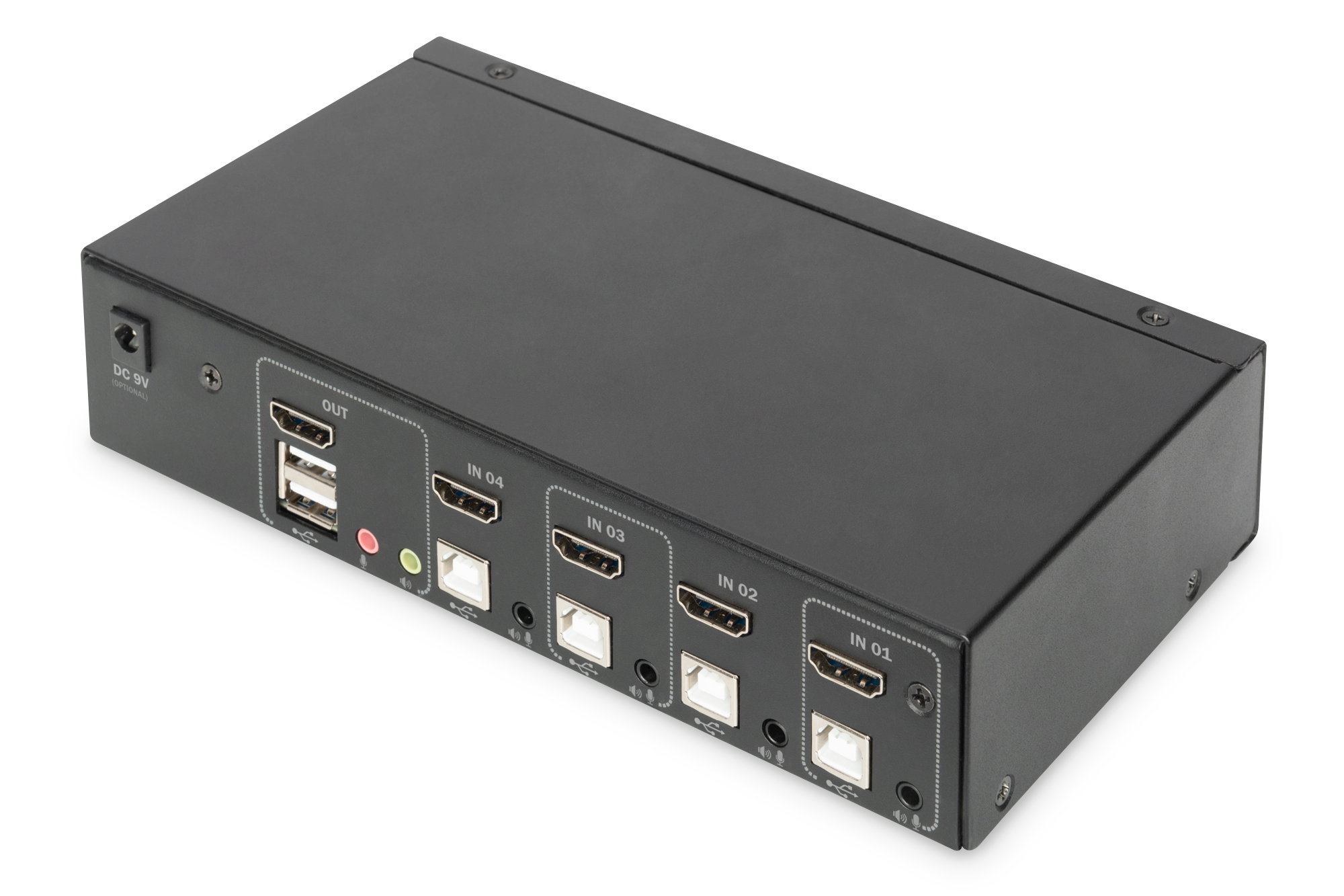 KVM-переключатель DIGITUS Desktop HDMI, 4 Port (DS-12880) фото 