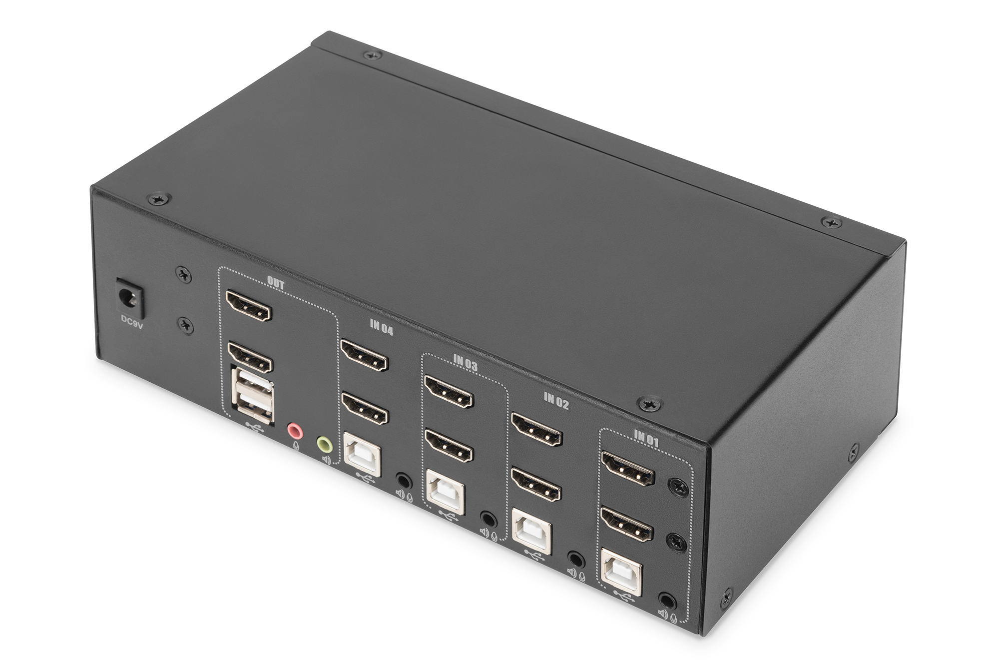 KVM-переключатель DIGITUS Desktop HDMI, 4 Port (DS-12883) фото 