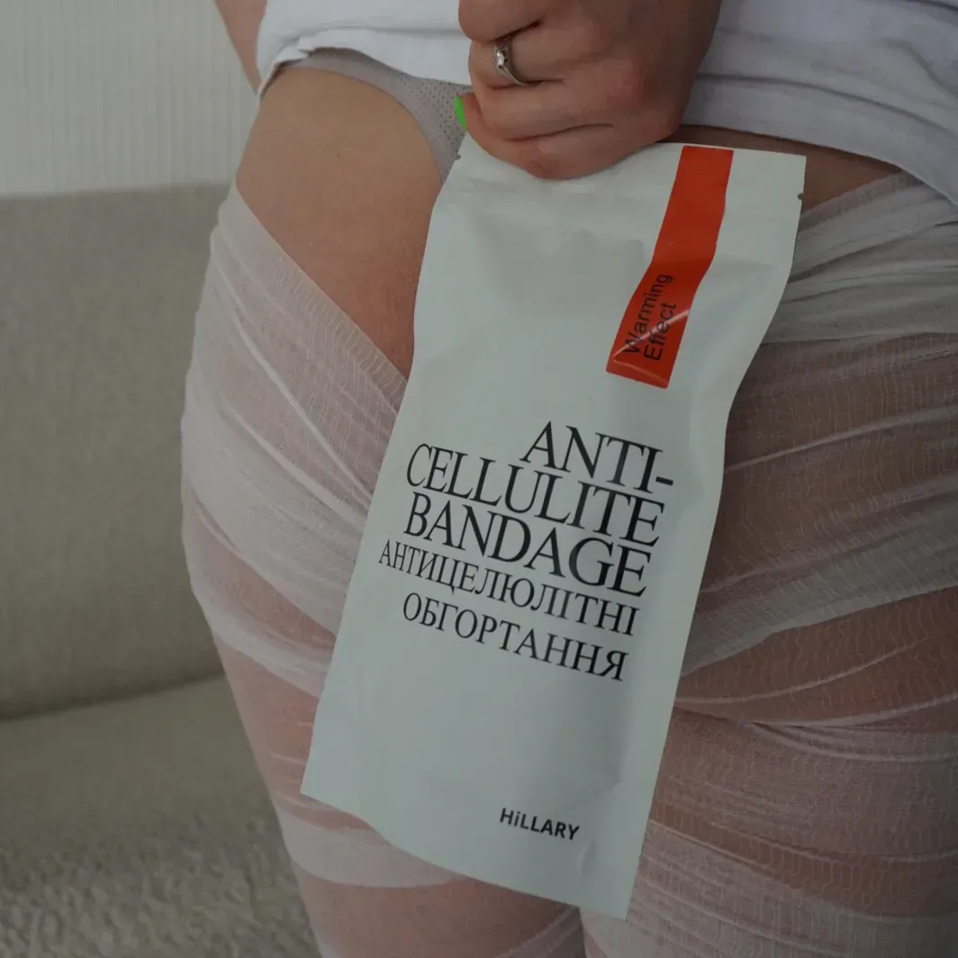Обгортання антицелюлітні для тіла Hillary Anti-Cellulite warming effect bandage розігріваючіфото