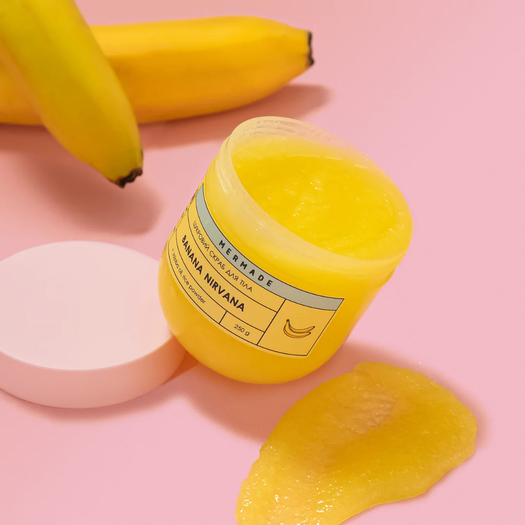 Цукровий скраб для тіла Mermade Banana Nirvana 250 гфото3