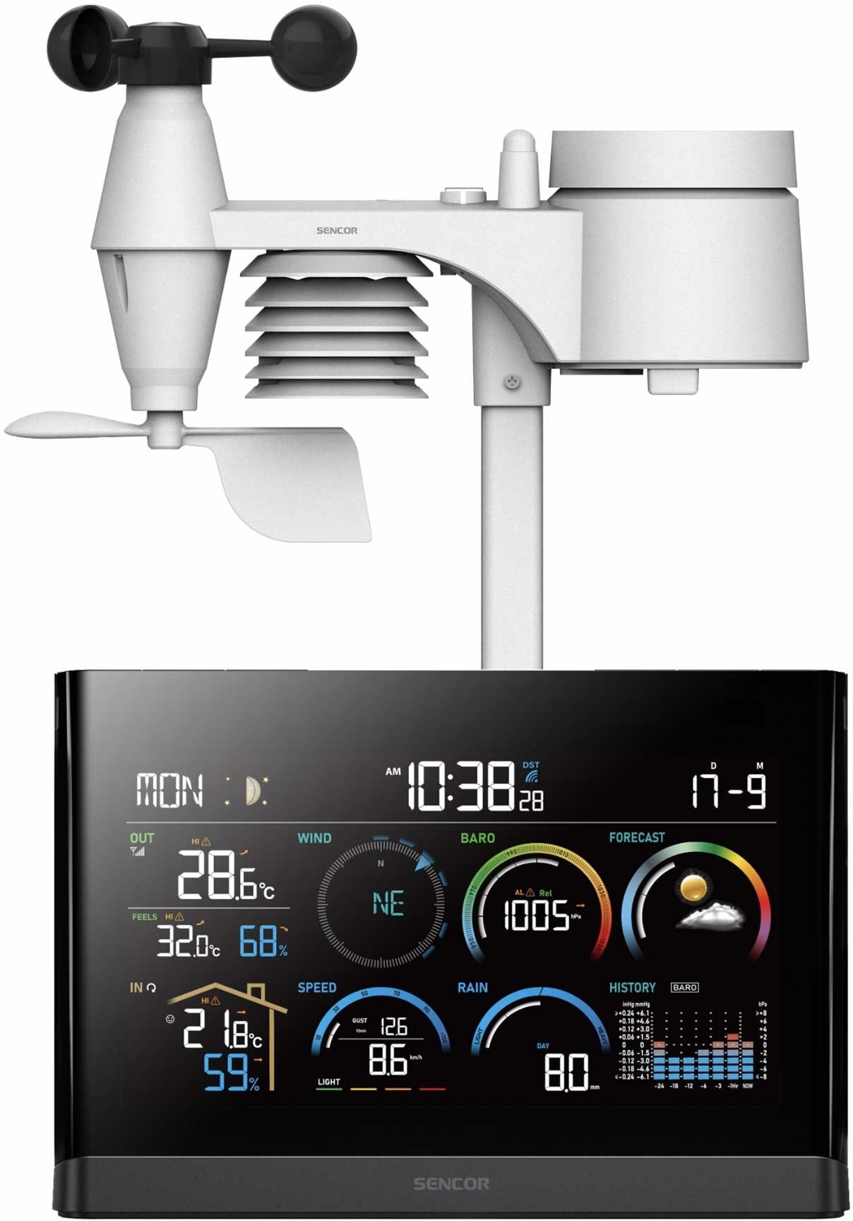 Метеостанція Sencor SWS11000фото
