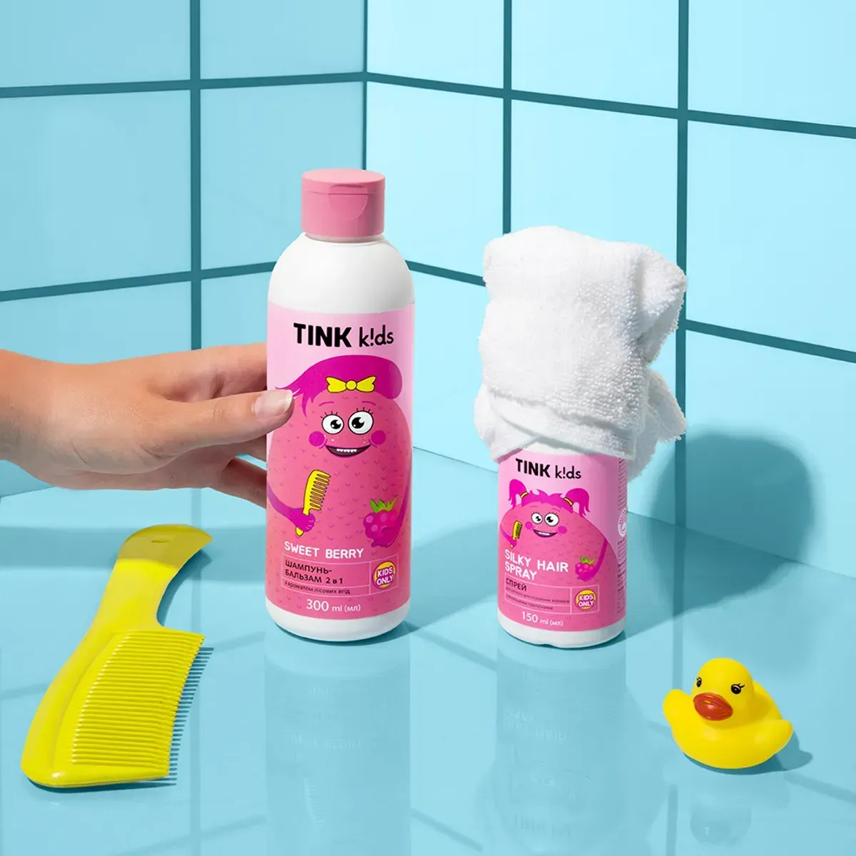 Спрей для легкого розчісування волосся Tink kids Silky Hair Spray 150 млфото6