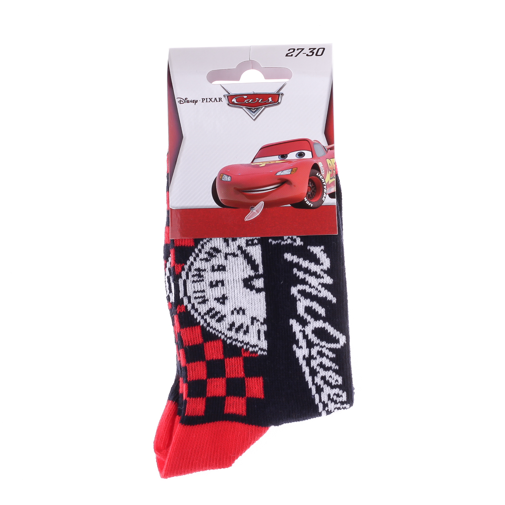 Шкарпетки дитячі Cars Damier Chrono Marine 83841744-1 27-30 червоні фото2